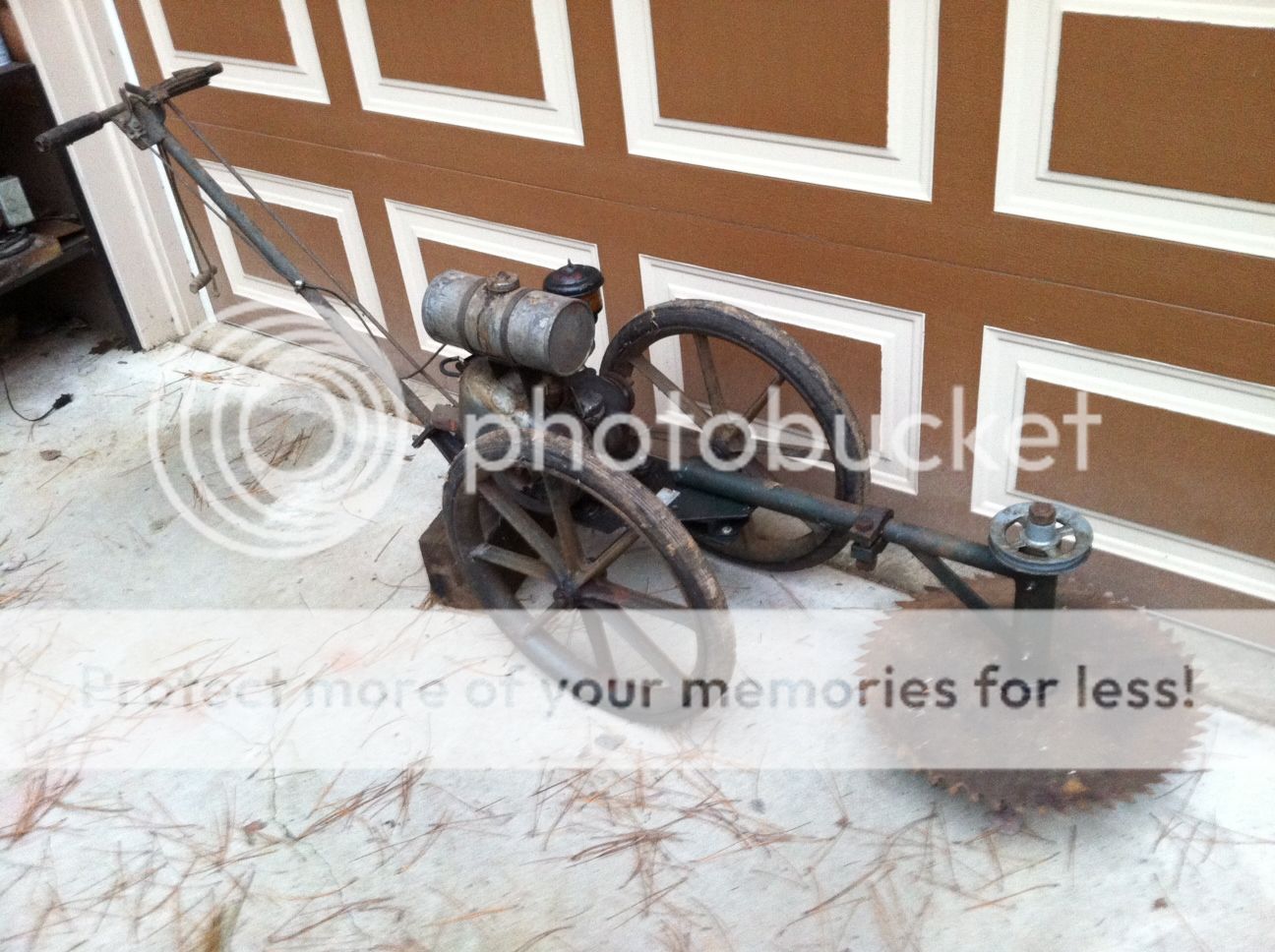 Ottawa Brush Saw with Continental Engine Smokstak® Antique Engine